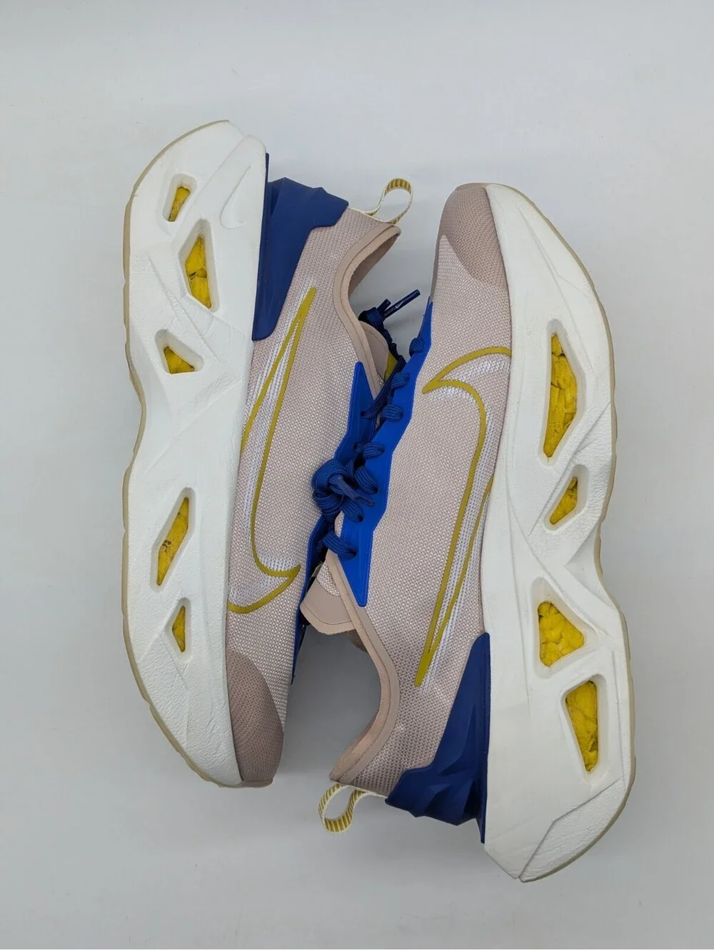 Womens Size 10 Nike ZoomX Vista Grind Fossil Stone Platform Blue Shoe CT8919-200